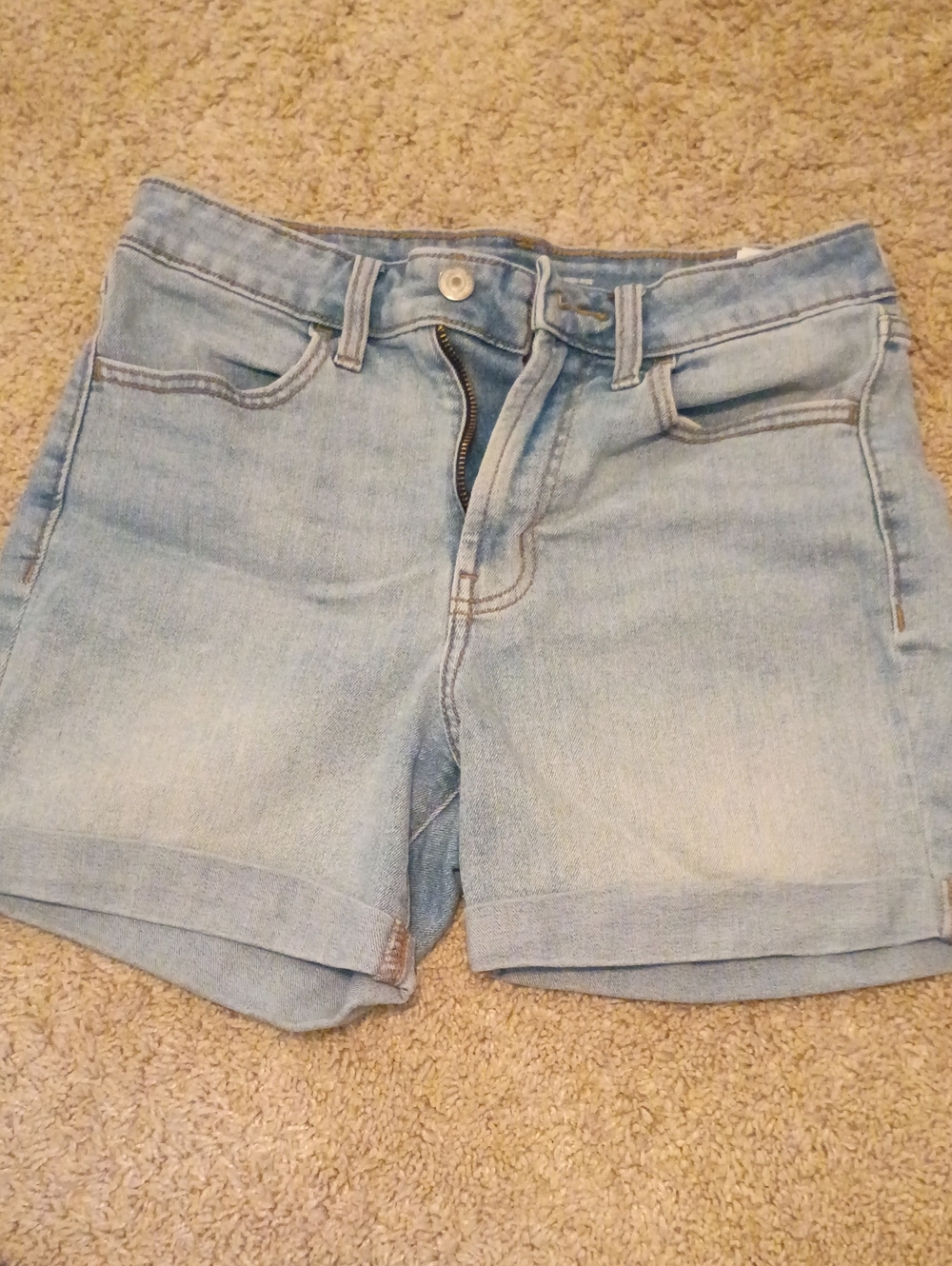 Women's Old Navy Light Blue Denim High Rise Wow Shorts